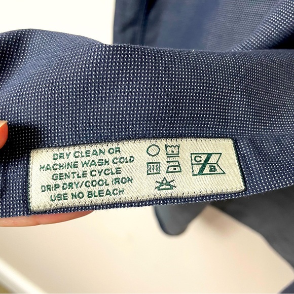 Cutter & Buck Dress Shirt Button Down Collar Short Sleeves Blue and White XXL - Picture 4 of 10